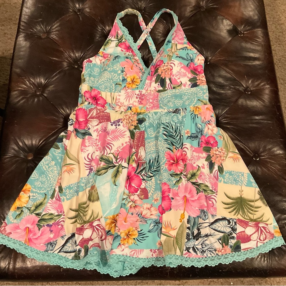 TORRID swim dress AND wrap!! 1x